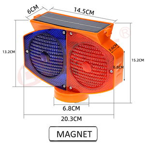 Feux de signalisation solaires à LED clignotants à haute intensité Voyant de <span class=keywords><strong>s</strong></span>écurité Cone <span class=keywords><strong>Light</strong></span> Barricade <span class=keywords><strong>Light</strong></span> - Product Image 6