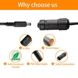 E7 Aviation Plug Waterproof IP67 Solder Male Female Threaded Front Rear Panel Mount Receptacle Connector <b>Cable</b> - Product Image 5