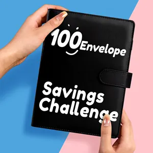 Easy And Fun Savings Binder Cash Envelope Binder For Home Office School - Save $5 050 With 100 Day Envelope Challenge Binder