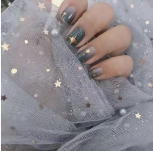 Packaging Materials Custom air Mesh Lace Fabric Starry Moon Tulle for Decoration - Product Image 6
