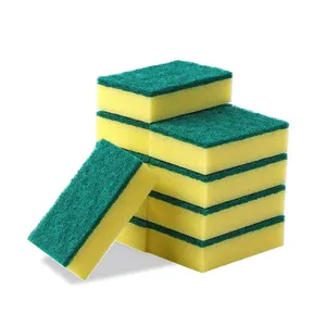 Hot Sale Waschen Peeling Schwamm Küche Dickes Scrub ber Pad Reinigung Scheuer schwamm Pads Scheuer schwämme