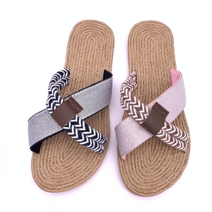 Sandali <span class=keywords><strong>infradito</strong></span> di <span class=keywords><strong>paglia</strong></span> di lusso a buon mercato all'ingrosso diretto della fabbrica per le signore con la migliore qualità - Product Image 6