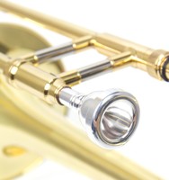 High Grade Trombone Gold Brass Bell Musical Instrument in China