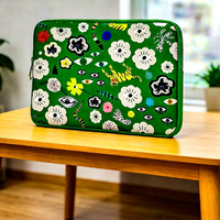Sarung Laptop & Tablet Neoprena 14/16-Inci Bernapas Tahan Air Anti Maling Tahan Guncangan Tahan Jatuh Kantong Penyimpanan Ber-resleting