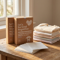 Fabricant de feuilles de détergent pour bébé à dissolution rapide et écologiques, bandes de détergent pour le linge de bébé