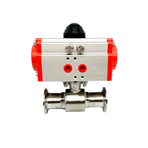 Válvula <span class=keywords><strong>de</strong></span> Bola Neumática Resistente a Ácidos/Álcalis, Presión <span class=keywords><strong>de</strong></span> Trabajo <span class=keywords><strong>de</strong></span> 20 Bares, Estructura para Sistemas <span class=keywords><strong>de</strong></span> <span class=keywords><strong>Transferencia</strong></span> <span class=keywords><strong>de</strong></span> <span class=keywords><strong>Agua</strong></span>/Gas, Válvulas <span class=keywords><strong>de</strong></span> Bola <span class=keywords><strong>de</strong></span> Tres Vías <span class=keywords><strong>de</strong></span> Acero Inoxidable - Product Image 2