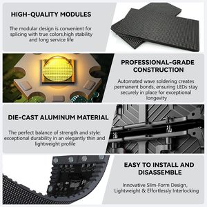 Pantalla LED de paso ultrafino para alquiler P1.9-P4.81, IP65 impermeable, video wall sin costuras, telón de fondo para escenarios, bodas, conciertos y eventos - Product Image 3