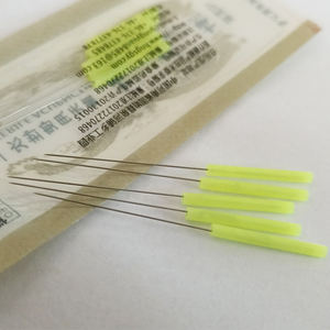 ผู้ผลิตขายส่งเข็มฝังเข็มฆ่าเชื้อแบบใช้แล้วทิ้งพร้อมที่จับพลาสติกหลอด 100 ชิ้น - Product Image 3