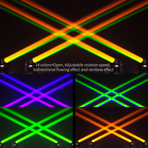 Mới 300W lăng kính Vua chùm di chuyển đầu ánh sáng công suất cao sân khấu tiệc cưới DJ DMX512 sắc nét màu xanh công viên chủ đề - Product Image 4