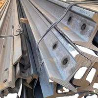 Rail en acier profilé galvanisé, rail en acier R260 R350ht5 Kl, rail en acier laminé à chaud en aluminium, chariot à câble pour spécification c 115re