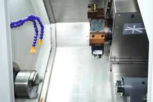 Sistema di Mandrino Idraulico ad Alta Velocità PRCS 45mm con Alimentazione a Barra, Pinza ER25, Tornio CNC Multifunzione a 4 Assi, Nuovo Compatibile GSK - Product Image 5