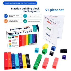 Set di Strisce Frazionarie in Plastica Intrecciate Arcobaleno, 51 Pezzi, Confezione Colorata, Stampa su Tre Lati, Pieghevoli con <span class=keywords><strong>Domande</strong></span> - Product Image 3
