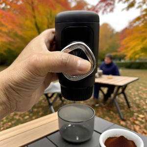Máquina de café Espresso portátil para exteriores, Mini cafetera Espresso de viaje Manual para acampar, taza Stanley para MinipressoNS2 - Product Image 2