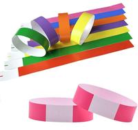 Bracelets en papier synthétique YUPO imperméables et économiques, 19x250mm, lot de 500 pour promotions événementielles, bracelet trèfle