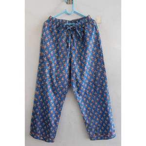 Women Floral Print Two Piece Pajama Set 100% Cotton Long Sleeve Woven Shirt and <b>Pants</b> Soft Breathable Summer Night Suit - Product Image 4