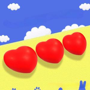 Stress Relief Cartoon Heart <b>Squeeze</b> <b>Ball</b>-7cm Soft PU Foam Stress <b>Ball</b> with Silk Screen Printing for Therapy & Promotions - Product Image 4
