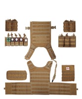 Gilet tactique multifonctionnel détachable et reconfigurable pour l'entraînement de survie en plein air pour la chasse