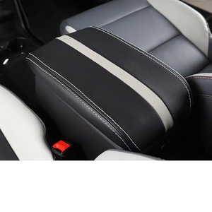 Couverture d'accoudoir de voiture en cuir de fibre pour mg 4 <span class=keywords><strong>Mg4</strong></span> Ev 2022 2023 2024 2025 2026 Kits automatiques accessoires coussin protéger l'intérieur - Product Image 2