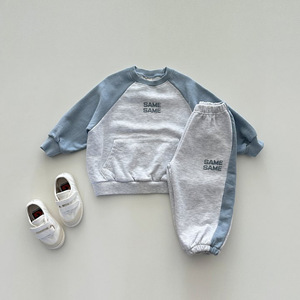 2023 trajes de invierno de lana para niños, Sudadera con capucha de algodón sólido + Pantalones, traje infantil para niños pequeños, <span class=keywords><strong>ropa</strong></span> de abrigo informal para niños y <span class=keywords><strong>niñas</strong></span> - Product Image 6