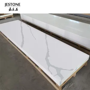 JESTONE solido foglio di superficie modificato marmo bianco vene personalizzate per i controsoffitti vanità