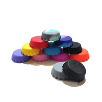Bouchons de bouteille chaude, bouchon de couronne de vin, couvercle en Silicone, couvercles de bière