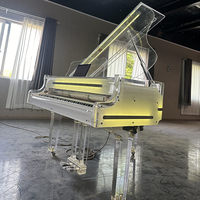 Source Factory High-End Customization 88-Key Crystal Grand Piano Acoustic for Concert Hall Performance