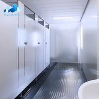 Zhongnan Détachable Personnaliser flatpack maison préfabriquée maison préfabriquée modulaire petite maison Maisons en conteneur de douche