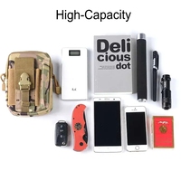 Sac de taille tactique multifonctionnel pour hommes, pour le sport, la randonnée, la chasse, le travail, les outils, le téléphone portable, sac de taille extérieur, sac Molle, sac EDC