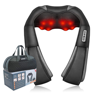 Neck Shoulder Massager Electric Heating Kneading Portable USB Rechargeable Infrared Therapy Massage Device - Product Image 1