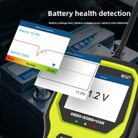 Lecteur de codes OBD2 M327, outil de diagnostic automobile, lecteur de codes de panne du moteur, testeur de batterie, vérificateur de voyant de panne du moteur pour tous les véhicules OBDII