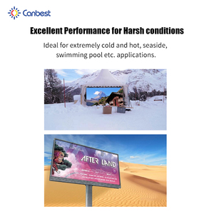 Tela <span class=keywords><strong>LED</strong></span> Fixa Canbest P6 P10 para Exterior 6 X 3M Alta Brilho Outdoor Billboard <span class=keywords><strong>LED</strong></span> 3D para Publicidade - Product Image 4