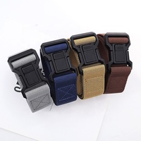 Ceinture décontractée pour homme avec logo personnalisé, ceinture tactique de sport d'extérieur à dégagement rapide avec boucle en alliage de nylon