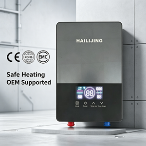 Calentador de Agua Eléctrico Instantáneo, Independiente, con Carcasa de Plástico, para Uso en Exteriores y Autocaravanas, con Sistema Inteligente Anticongelante, para Cocina y Baño - Product Image 4