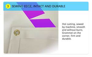 لافتة خارجية مخصصة لأعياد الميلاد والترويج ولافتة أعمال للأسوار والمباني من الفينيل للإعلانات المعلقة - Product Image 2