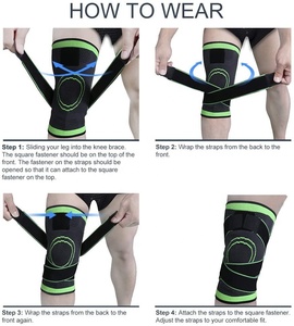 Rodillera de Compresión Transpirable Antideslizante con Soporte para Fitness, Gimnasio, Correr, Entrenamiento, Unisex, Tallas S-XXL - Product Image 4