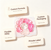 Lessive en capsules solubles en PVA à forme de fleur, conception multi-chambres, pour usine OEM personnalisée