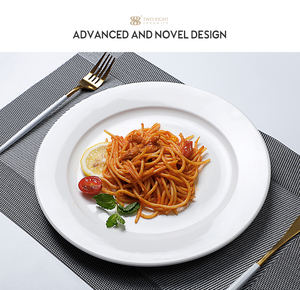 Assiettes de Table Rondes en Céramique en Gros, Vaisselle Blanche en Porcelaine pour Restaurant à Bas Prix - Product Image 5