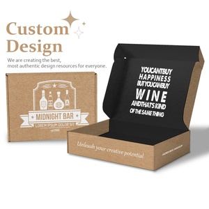 Custom Eco Friendly Color Printing Beer Cartons Wine Shipping Packaging <b>Box</b> - Product Image 3