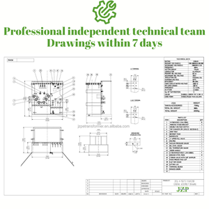 Ba giai đoạn 1000kva Pad gắn biến áp 6000watt điện máy biến áp để bán tần số cao dầu Nộp giá biến áp - Product Image 4