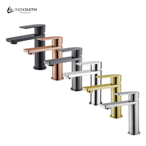 Duy nhất-lỗ thép không gỉ lưu vực Vòi nước 1 xử lý thiết kế cao cho nước nóng lạnh sức khỏe thiết bị vệ sinh cho phòng tắm sử dụng Trung Quốc - Product Image 1