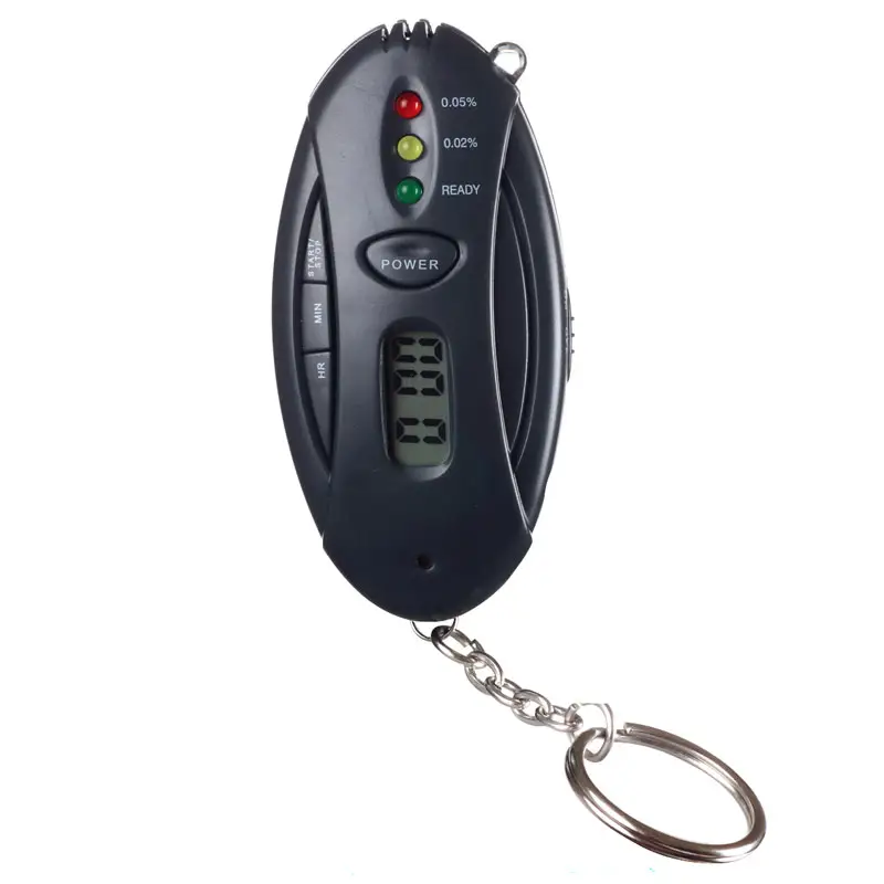 High Quality automatic breath keychain breathalyzer alcohol tester 2021