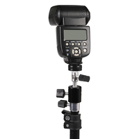 Vente en gros Support de tête de boule pivotante multifonctionnel Type D Support de parapluie Support de Flash pour appareil photo