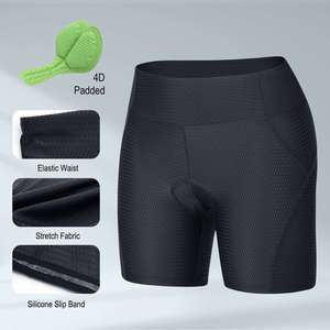 Breathable Mesh <b>Cycling</b> Shorts Women's 4D Padded High Waist Silicone Anti-Slip Bike Shorts Fast Delivery Custom Logo - Product Image 1