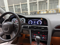 Autoradio Android 22,8 pouces avec Carplay pour Audi A6 2005-2012, double écran, autoradio + compteur de vitesse numérique, GPS