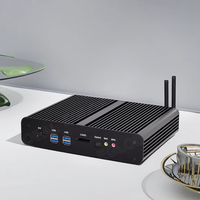EGLOBAL Intel Core I7-5500U Mini Komputer Desktop Gamer, 16GB DDR3, Layar Ganda 2xHD, 8 USB, 2LAN, 2COM untuk Game/Kantor
