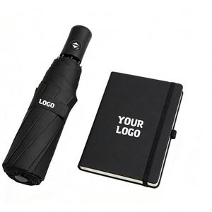 Wholesale Promo Business Gift Folding Sunshade Custom Compact Portable Rain Automatic Windproof Umbrella With Logo - Product Image 1