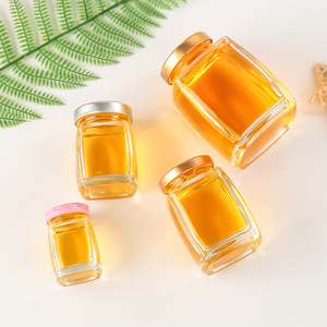 Wholesale Premium Square Glass Storage <strong>Jar</strong> Canning <strong>Jar</strong> <strong>for</strong> Honey <strong>Jam</strong> Saffron With Screw Cap 50ml 100ml 180ml 280ml 360ml 500ml - Product Image 5
