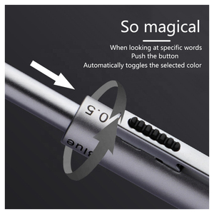 Regalos IStapromo, Bolígrafo Multicolor 4 en 1, Lápiz Mecánico Multifunción con Caja Metálica de 0.5 mm, Tintas Roja/Azul/Negra - Product Image 2