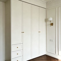 Système de dressing convertible de luxe moderne en bois SNLFEIER 0031 sur mesure pour toute la maison, idéal pour chambre, appartement, hôtel