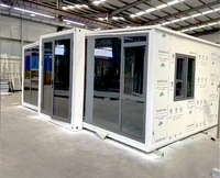 Maisons conteneurs extensibles personnalisables de 20 pieds avec structure en acier traditionnelle, faciles à installer, fabriquées en Chine